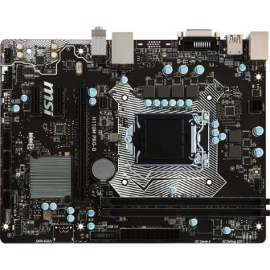 Placa de baza MSI H110M Pro-D, 2*DDR4, PCIE 3.0, 4*SATA, VGA, Socket LGA 1151